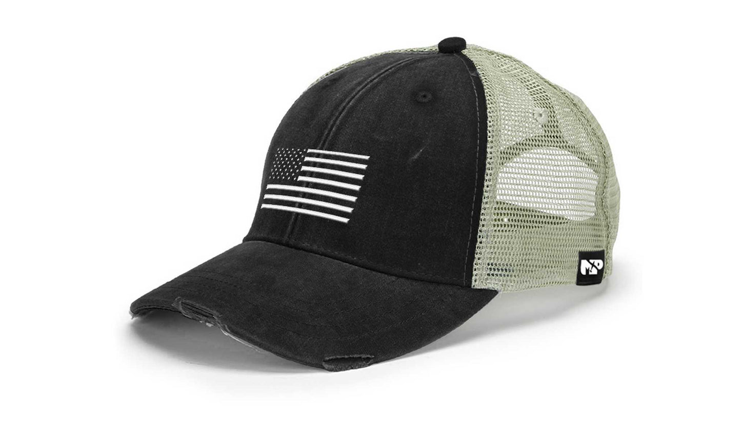 MP American Distressed Trucker Hat