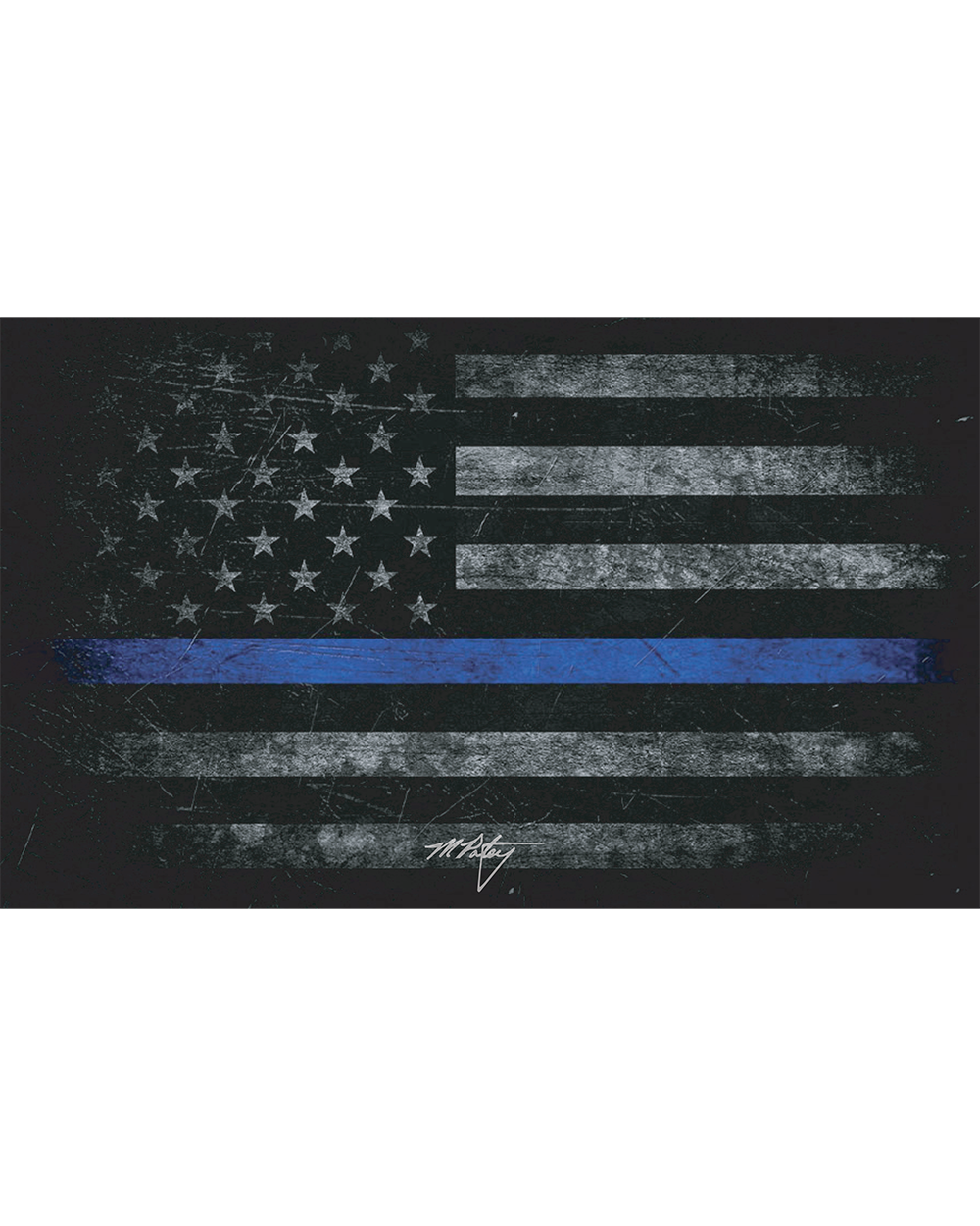 Thin Blue Line Flag