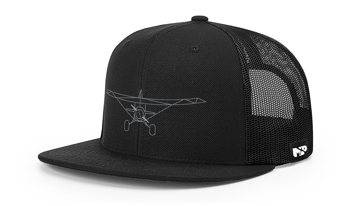 Wing Span - Wool Blend Flat Bill Trucker