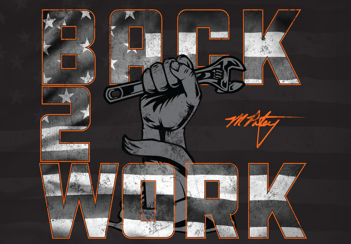 Back 2 Work Flag