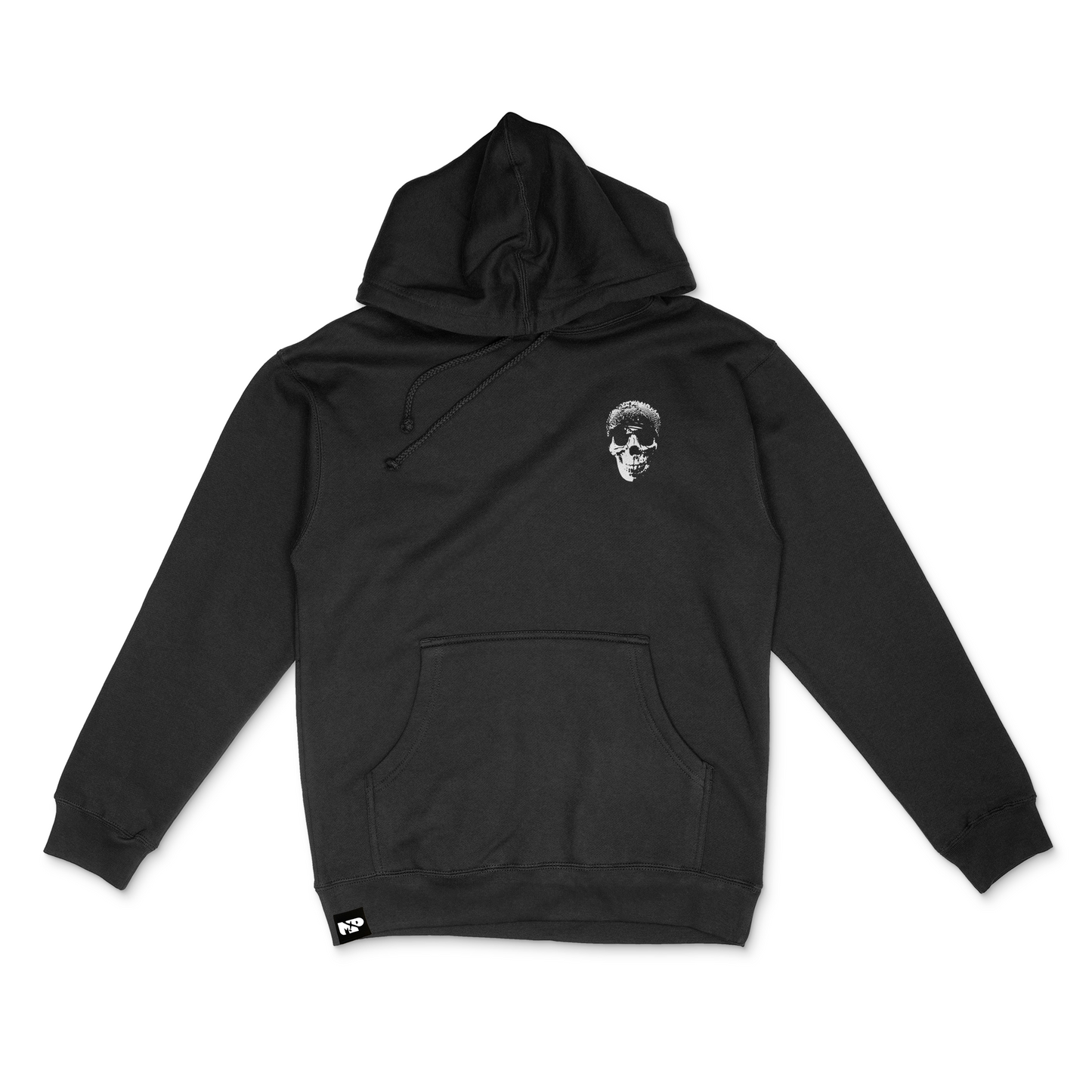 Scrappy Skull Hooded Sweatshirt