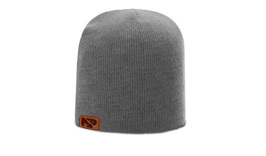 MP Leather Patch Beanie