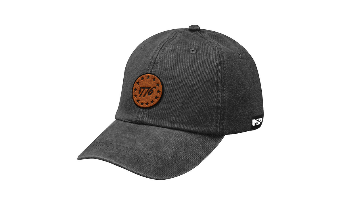 1776 MP Leather Patch Dad Cap
