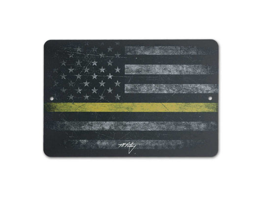 Thin Yellow Line Parking Sign