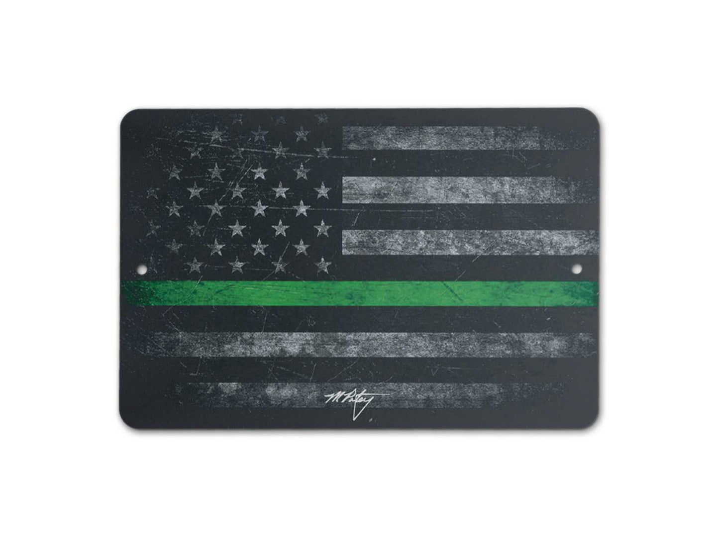 Thin Green Line Parking Sign