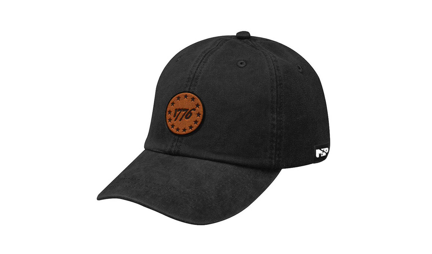 1776 MP Leather Patch Dad Cap